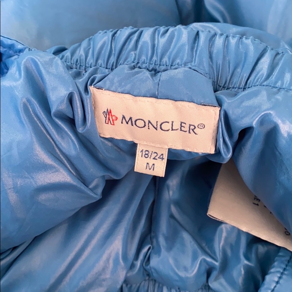 Moncler coat and snow pants 18/24months Blue - Picture 7 of 8